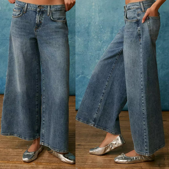 BDG Blue Straight Leg Jeans - Picture 4 of 6